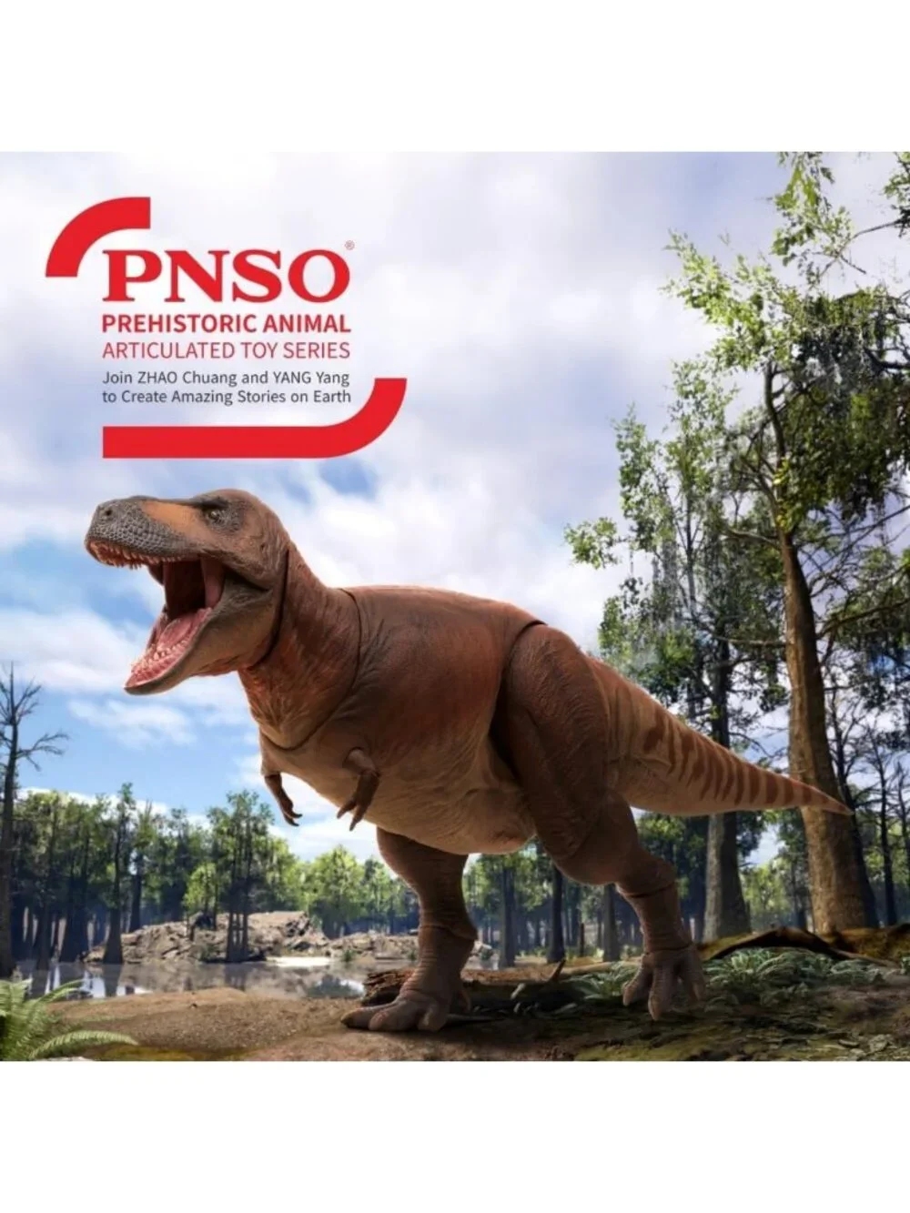 Articulated Prehistoric Dinosaur Toy - Cameron Tyrannosaurus Rex Figure